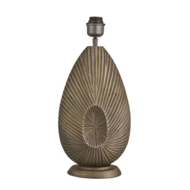 Ornate Tulip Table Lamp - Brass