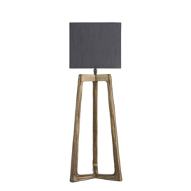 Industville - Ornate Tripod Table Lamp - Brass - thumbnail 1