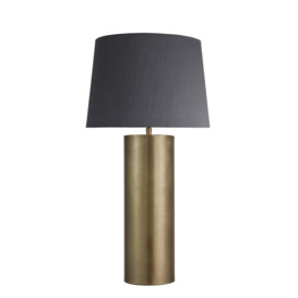 Pillar Cylinder Table Lamp - Brass