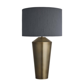 Industville - Pillar Geometric Cone Table Lamp - Brass - thumbnail 3