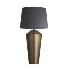 Industville - Pillar Geometric Cone Table Lamp - Brass - thumbnail 1