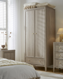 Charlotte Double Wardrobe Washed OAK - Julipa - thumbnail 1