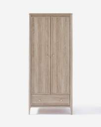 Charlotte Double Wardrobe Washed OAK - Julipa - thumbnail 2