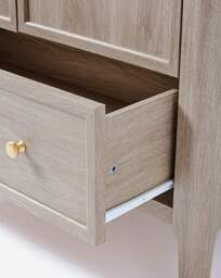 Charlotte Double Wardrobe Washed OAK - Julipa - thumbnail 4