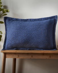 Pineapple Elephant Jaipur Waffle Cushion Navy - Pineapple Elephant - Size: 30X50