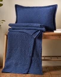 Pineapple Elephant Jaipur Waffle Cushion Navy - Pineapple Elephant - Size: 30X50 - thumbnail 3
