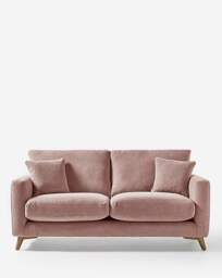 Beckett Chenille 3 Seater Sofa Blush - JD Williams - thumbnail 3