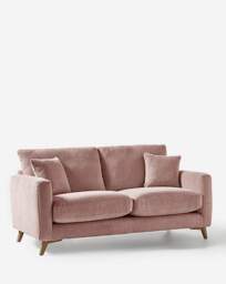 Beckett Chenille 3 Seater Sofa Blush - JD Williams - thumbnail 4