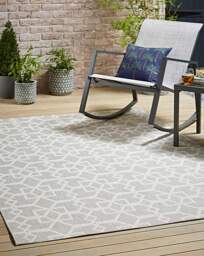 Lennox Indoor and Outdoor Rug Grey - Homemaker - Size: 120X170 - thumbnail 5
