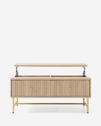 Tate Lift Up Coffee Table OAK Effect - JD Williams - thumbnail 2