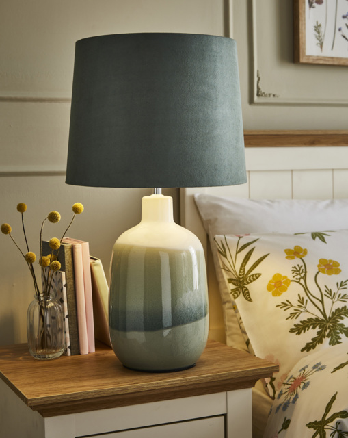 Julipa Robyn Reactive Glaze Table Lamp Blue - Julipa - image 1