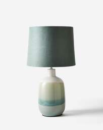 Julipa Robyn Reactive Glaze Table Lamp Blue - Julipa - thumbnail 2