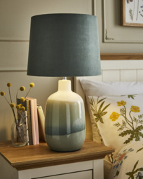 Julipa Robyn Reactive Glaze Table Lamp Blue - Julipa - thumbnail 1