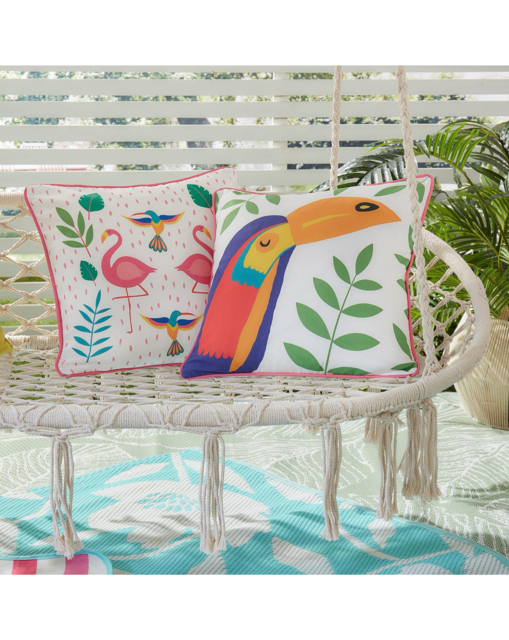 Fusion Tropical Flamingo Outdoor Cushion Pink - Fusion - image 1