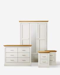 Julipa Ashford 4 Piece Bedroom Package Cream - Julipa - thumbnail 2