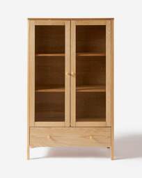 Lindfield Display Unit Light Wood - JD Williams - thumbnail 3