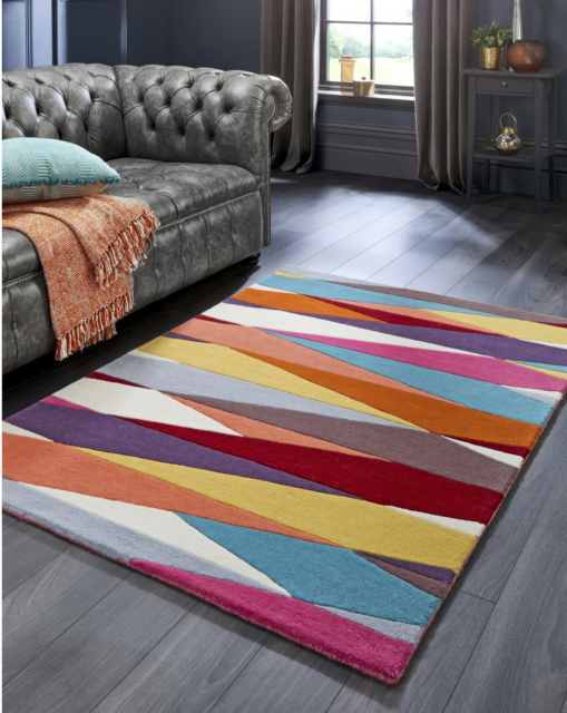 Shard Hand-Tufted Woollen Rug Multi - Origins - Size: 120X170 - image 1