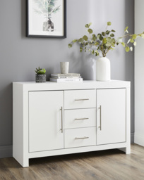 Dakota Large Sideboard White - At Home Collection - thumbnail 1