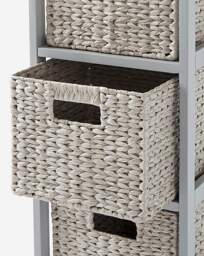 Hyacinth 4 Drawer Tall Unit Grey - JD Williams - thumbnail 3