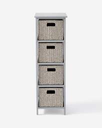 Hyacinth 4 Drawer Tall Unit Grey - JD Williams - thumbnail 2