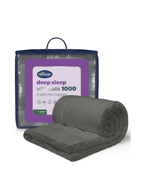 Silentnight Deep Sleep Mattress Topper Charcoal - Silentnight - Size: DOUBLE