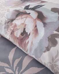 Dramatic Floral Silver Duvet Cover Set Grey - Catherine Lansfield - Size: SINGLE - thumbnail 3