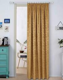 Buckingham Jacquard Door Curtain Gold - Sundour - Size: 117X214 - thumbnail 1