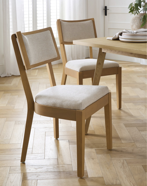 Maisie Pair of Dining Chairs Grey - JD Williams - image 1