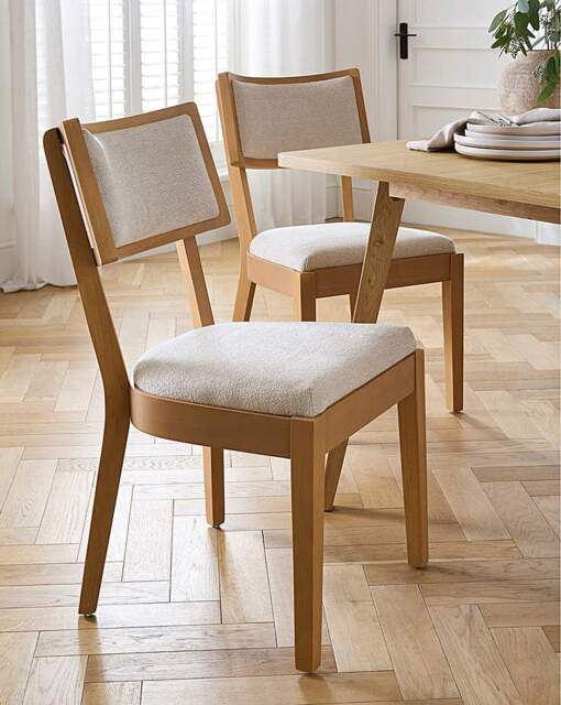 Maisie Pair of Dining Chairs Grey - JD Williams - image 1