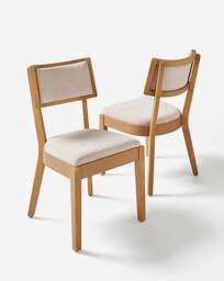 Maisie Pair of Dining Chairs Grey - JD Williams - thumbnail 2