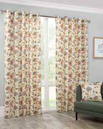 Sundour Shelley Eyelet Curtains Multi - Sundour - Size: 117 x 137cm - thumbnail 1