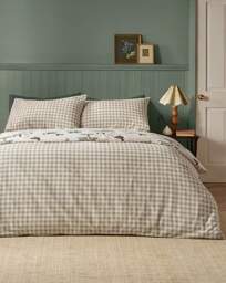 CL Brushed Mallards Duvet Cover Set Cream - Catherine Lansfield - Size: SINGLE - thumbnail 3
