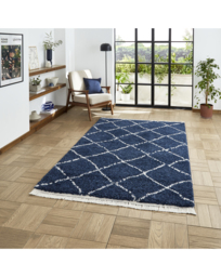 Think Rugs Boho Berber Rug Navy - Think Rugs - Size: 200X290