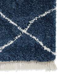 Think Rugs Boho Berber Rug Navy - Think Rugs - Size: 200X290 - thumbnail 3