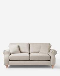 Julipa Colston Chenille 3 Seater Sofa Natural - Julipa - thumbnail 2