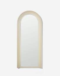 Ribbed Arch Leaner Mirror Beige - JD Williams - thumbnail 2