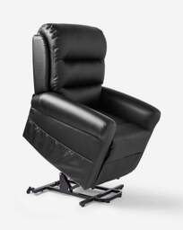 Brockton Recliner Faux Leather Black - JD Williams - thumbnail 5