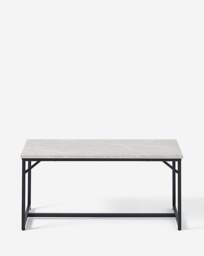 Mason Compact Dining Set with 2 Benches Grey - JD Williams - thumbnail 5
