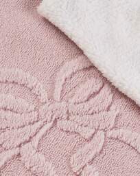 Catherine Lansfield Carved Bow Throw Pink - Catherine Lansfield - Size: 130X170 - thumbnail 3