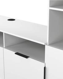 Hayden U-shape Media Unit White - Welcome - thumbnail 3