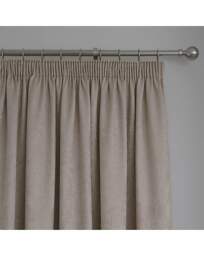 Galaxy Pencil Pleat Curtains Natural - Fusion - Size: 117 x 137cm - thumbnail 3