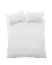 Bianca Seersucker Woven Stripe Duvet GRY Grey - Bianca - Size: SINGLE - thumbnail 4