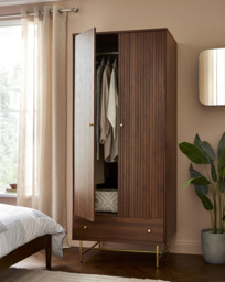 Tate Double Wardrobe Brown - Gray & Osbourn