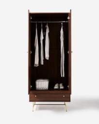 Tate Double Wardrobe Brown - Gray & Osbourn - thumbnail 3
