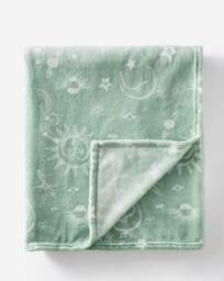 Celeste Fleece Throw Sage Green - JD Williams - Size: 130X150 - thumbnail 2