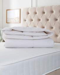 Slumberdown Wonderful Wool Medium Duvet White - Slumberdown - Size: DOUBLE - thumbnail 3