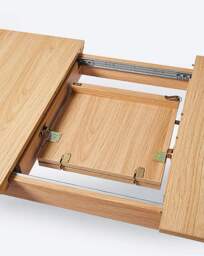 Julipa Extend Table with Everly Chairs Oak/Natural - Julipa - thumbnail 3