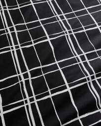 Wilson Black Check Duvet Cover Set Black - JD Williams - Size: SINGLE - thumbnail 4