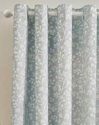 Catherine Lansfield Brooke Curtain Duck EGG - Catherine Lansfield - Size: 167 x 183cm - thumbnail 2