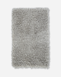 Cuddly Silver Bathmat Silver - Catherine Lansfield - Size: Bath Mat